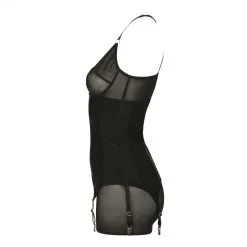 Impudique Guêpière Avec Bretelles Fines Croisées - Svetlana -Lingerie Soldes svetlana guepiere 4