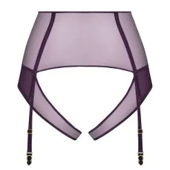 Maison Close Tanga Ouvert Porte-jarretelles - L'Amoureuse - Orchidée Violette 11 Maison Close Tanga Ouvert Porte-jarretelles - L'Amoureuse - Orchidée Violette -Lingerie Soldes tanga haut pj l amoureuse orchidee violette 3