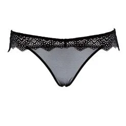 Atelier Amour Tanga En Tulle Et Dentelle - Nommée Désir -Lingerie Soldes tanga nommee desir 2
