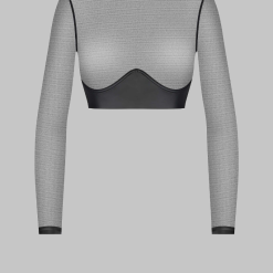 Maison Close Top Manches Longues - Chambre Noire Or 10 Maison Close Top Manches Longues - Chambre Noire Or -Lingerie Soldes top manches longues chambre noire or 4