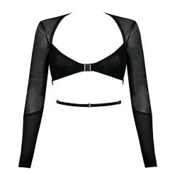 E.L.F. Zhou London Top Cache-cœur En Résille - Obsidian 10 E.L.F. Zhou London Top Cache-cœur En Résille - Obsidian -Lingerie Soldes top resille obsidian meh top 2