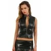 Top En Similicuir Noir -Lingerie Soldes top similicuir noir 1