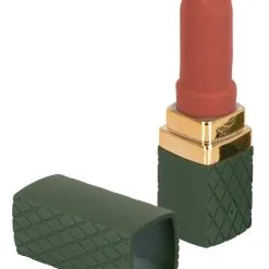 Mini Vibro Rouge-à-lèvres - Emerald Love -Lingerie Soldes vibro lipstick emerald gold 2