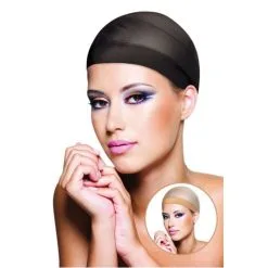 Filets Sous Perruque - Noir Et Beige -Lingerie Soldes wig caps 3