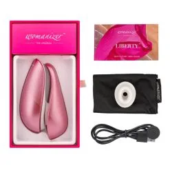 Womanizer Liberty - Rose -Lingerie Soldes wmz liberty pink packaging 3 png