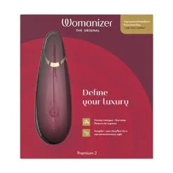Womanizer Premium 2 - Bordeaux -Lingerie Soldes womanizer premium 2 bordeaux