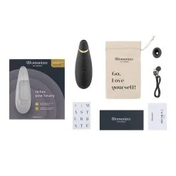 Womanizer Premium 2 - Noir -Lingerie Soldes womanizer premium 2 noir 4