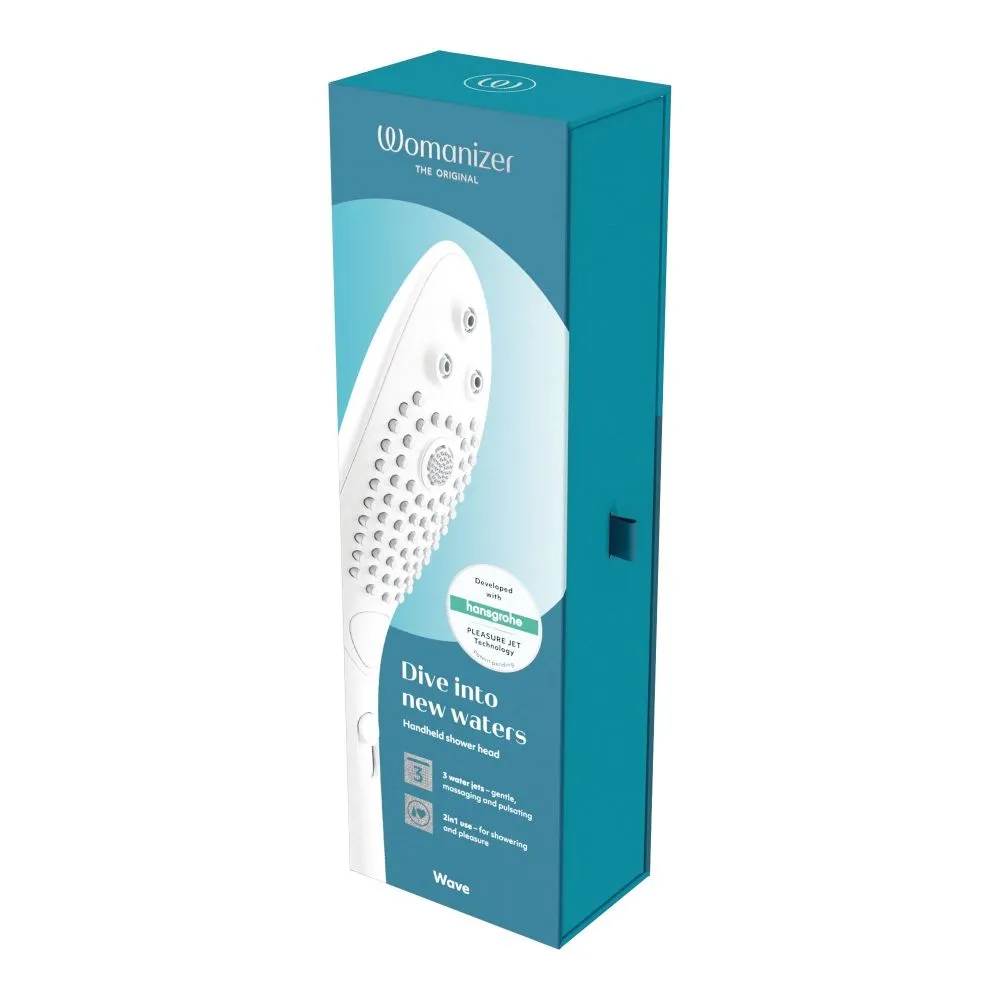 Womanizer Wave Stimulateur Douche - Blanc 4 Womanizer Wave Stimulateur Douche - Blanc – Image 2