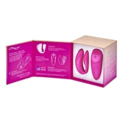 We-Vibe Vibromasseur Télécommandé Pour Couple Chorus - Rose -Lingerie Soldes wvi chorus pink packaging jpg 8 1
