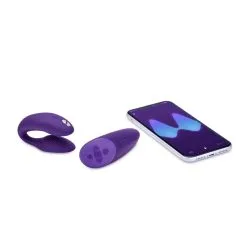 We-Vibe Vibromasseur Télécommandé Pour Couple Chorus - Violet -Lingerie Soldes wvi chorus purple product picture jpg 101