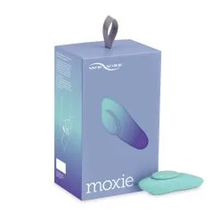 We-Vibe Galet Vibrant Aimanté Et Télécommandé Moxie - Bleu -Lingerie Soldes wvi moxie packaging box tif 4