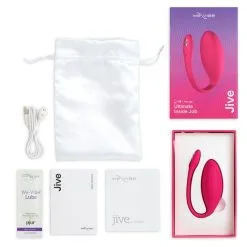 We-Vibe Oeuf Vibrant Télécommandé Jive - Rose -Lingerie Soldes wvi jive electric pink packaging 6