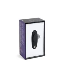 We-Vibe Galet Vibrant Aimanté Et Télécommandé Moxie - Noir -Lingerie Soldes wvi moxie satin black product image packaging 5